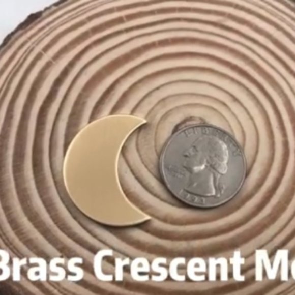 Gypsy Style Custom Crescent Moon Necklace - Picture 4 of 13